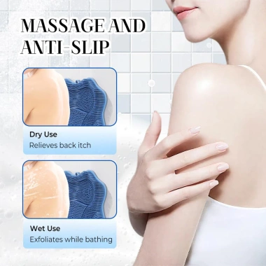 Thảm chà chân tắm cốc hút chống trượt, tấm lót tẩy tế bào chết, treo tường - Giá chỉ 157.572₫