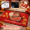Thảm Chùi Chân Tết 2.026 Ngựa May Mắn - Êm, Thấm Nước, Đế Cao Su Chống Trượt 79.000