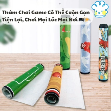 Thảm Chuyển Banh Thể Thao 1M Cho Bé - Curling, Bowling, Golf, Bóng Đá, Bóng Rổ, Giá 87k 4