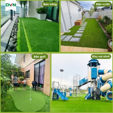 Thảm cỏ nhân tạo xanh tự nhiên, đế PP – Trang trí sân chơi, sự kiện, đám cưới S11C – Giá 100.000đ 7