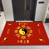 Thảm cửa hình tròn lụa Tai Chi Bagua - chống thấm, dùng ngoài trời, giảm 194k 9