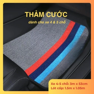 Thảm cước lót sàn xe nguyên cuộn 12m x1.05m - Loại dày, giảm còn 550.000