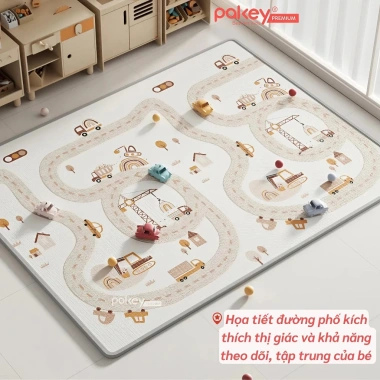 Thảm Cuộn XPE PAKEY 2CM Dày 2 Mặt Êm Ái, Chống Trượt, Không Rãnh, Gấp Bé Yêu 610.000₫ 3