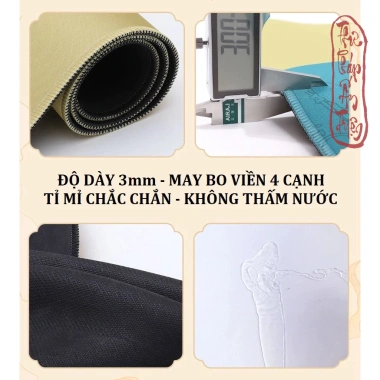 Thảm Đa Năng 30x80cm - Lót Viết Chữ Thư Pháp, Bàn Trà, Chuột Vi Tính, 21 mẫu, 89.400₫ 6