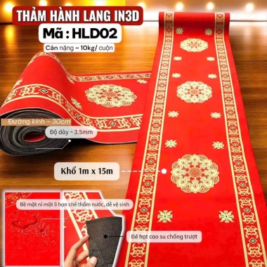 Thảm Dẫn Lối Sự Kiện Cao Cấp Đỏ In 3D 1m x 15m Đế Cao Su Chống Trượt 90.000đ 2 Thảm Dẫn Lối Sự Kiện Cao Cấp Đỏ In 3D 1m x 15m Đế Cao Su Chống Trượt 90.000đ 2