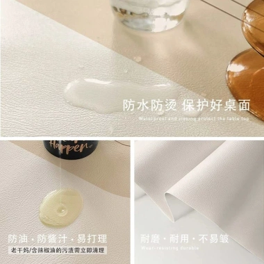 Thảm Để Bàn Chống Thấm Nước Da Màu Trơn 3.28 Chống Trượt, Chống Bẩn, Giá 195.295₫