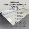 Thảm gương trắng 2m Plastic bóng 0.16mm - Trải sàn tiệc cưới, chụp hình studio, bán lẻ 245k