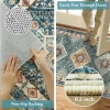 Thảm hành lang Boho siêu dài chống trượt Dove Nhung - Phòng khách, phòng ngủ, trang trí nội thất, giảm giá 428.220đ 4