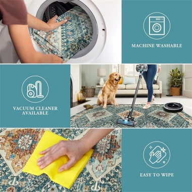 Thảm hành lang Boho siêu dài chống trượt Dove Nhung - Phòng khách, phòng ngủ, trang trí nội thất, giảm giá 428.220đ