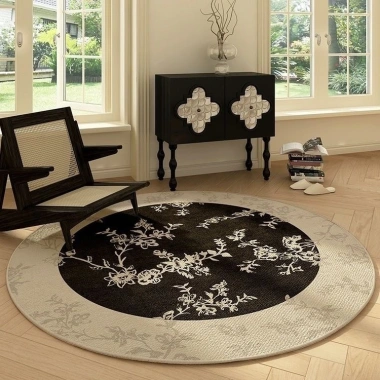 Thảm hình tròn 80‑140cm – Thảm trải sàn phòng khách, phòng ngủ, chăn thảm đa kích, giảm giá 165k