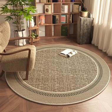 Thảm hình tròn 80‑140cm – Thảm trải sàn phòng khách, phòng ngủ, chăn thảm đa kích, giảm giá 165k