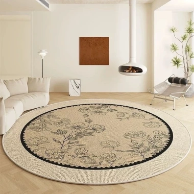 Thảm hình tròn 80‑140cm – Thảm trải sàn phòng khách, phòng ngủ, chăn thảm đa kích, giảm giá 165k