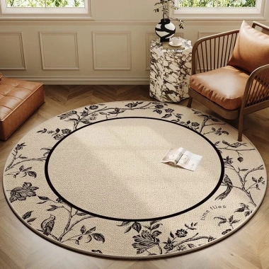 Thảm hình tròn 80‑140cm – Thảm trải sàn phòng khách, phòng ngủ, chăn thảm đa kích, giảm giá 165k