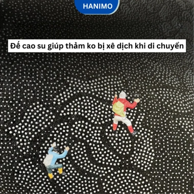 Thảm hoa 6D 1m HANIMO HA03 - Trang trí phòng ngủ, phòng khách, giảm giá chỉ 70.000₫ 5