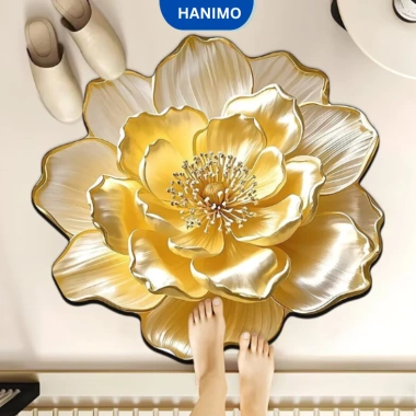 Thảm hoa 6D 1m HANIMO HA03 - Trang trí phòng ngủ, phòng khách, giảm giá chỉ 70.000₫ 6