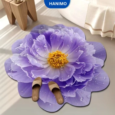 Thảm hoa 6D 1m HANIMO HA03 - Trang trí phòng ngủ, phòng khách, giảm giá chỉ 70.000₫ 7