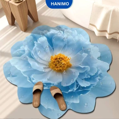 Thảm hoa 6D 1m HANIMO HA03 - Trang trí phòng ngủ, phòng khách, giảm giá chỉ 70.000₫ 9
