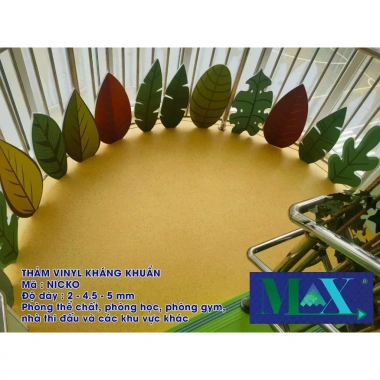 Thảm kháng khuẩn văn phòng cuộn vinyl xanh cao cấp - Giá chỉ 99.000đ 7