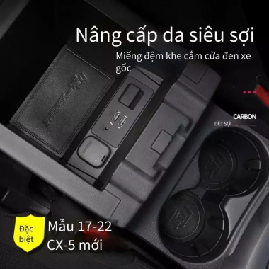 Thảm Khe Cắm Cửa Mazda CX5 2.017-2.026 - Chống Trơn Trượt, Đế Lót, Giá ưu đãi 2