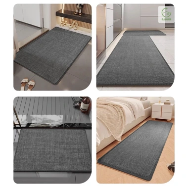 Thảm lau chân bếp GHOME 3 lớp sợi dệt TB24M4 - Chống trơn trượt, thấm hút nước, giá chỉ 194.400 VND