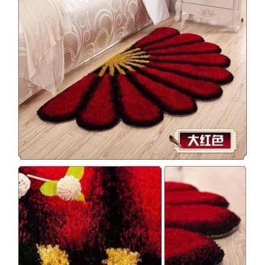 Thảm Lau Chân Hình Quạt Sang Trọng – Decor Phòng Ngủ & Phòng Khách, Trang Trí Tết, Giá 95.000₫