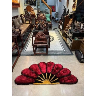 Thảm Lau Chân Hình Quạt Sang Trọng – Decor Phòng Ngủ & Phòng Khách, Trang Trí Tết, Giá 95.000₫ 8 Thảm Lau Chân Hình Quạt Sang Trọng – Decor Phòng Ngủ & Phòng Khách, Trang Trí Tết, Giá 95.000₫ 8