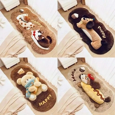Thảm Lau Chân Hình Quạt Sang Trọng – Decor Phòng Ngủ & Phòng Khách, Trang Trí Tết, Giá 95.000₫