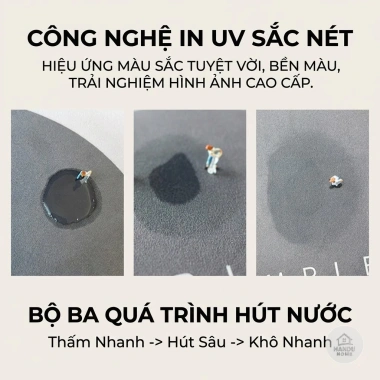 Thảm Lau Chân Tết Ngựa Thêu Len Lông Cừu 40x60cm Dày Dặn, Thấm Hút, Chống Trượt - Giá chỉ 65.000 VND 6