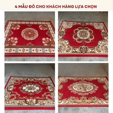 Thảm Len Indo ĐẠI PHÁT Xù Lông, Giữ Màu Lâu, Dày Mịn cho Phòng Khách và Thờ - 1.69 Triệu