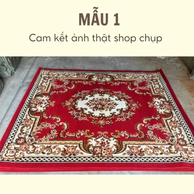 Thảm Len Indo ĐẠI PHÁT Xù Lông, Giữ Màu Lâu, Dày Mịn cho Phòng Khách và Thờ - 1.69 Triệu 9 Thảm Len Indo ĐẠI PHÁT Xù Lông, Giữ Màu Lâu, Dày Mịn cho Phòng Khách và Thờ - 1.69 Triệu 9