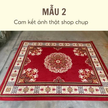 Thảm Len Indo ĐẠI PHÁT Xù Lông, Giữ Màu Lâu, Dày Mịn cho Phòng Khách và Thờ - 1.69 Triệu 10 Thảm Len Indo ĐẠI PHÁT Xù Lông, Giữ Màu Lâu, Dày Mịn cho Phòng Khách và Thờ - 1.69 Triệu 10