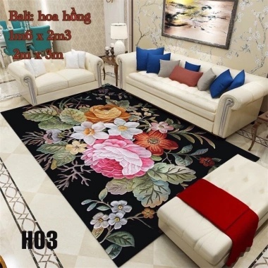 Thảm Lì Bali 1.6x2.3 Trang Trí Phòng Khách – Mẫu Kim Cương Giá 272.000đ