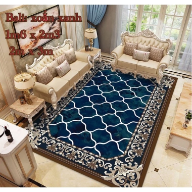 Thảm Lì Bali 1.6x2.3 Trang Trí Phòng Khách – Mẫu Kim Cương Giá 272.000đ