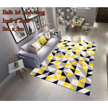 Thảm Lì Bali 1.6x2.3 Trang Trí Phòng Khách – Mẫu Kim Cương Giá 272.000đ