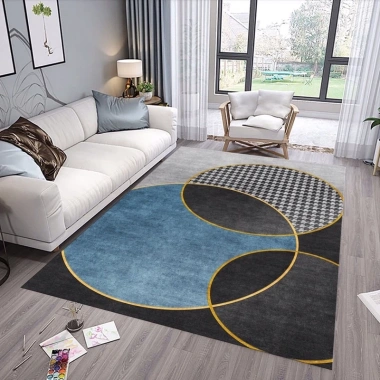 Thảm lì Bali nhập khẩu 1.6x2.3m - Phong cách Bắc Âu, trang trí phòng ngủ & khách, giá ưu đãi 139.000 VND