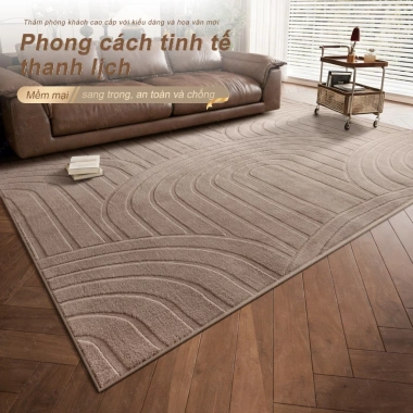 Thảm lông cừu cao cấp cỡ lớn, mềm mịn chống trượt, sofa phòng - giá 599.999₫