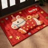Thảm Lông Cừu Đỏ Hình Ngựa Lucky - Phong Thủy Đầu Năm, Mềm Mịn Cao Cấp, Giá 56.000₫ 2