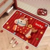 Thảm Lông Cừu Đỏ Hình Ngựa Lucky - Phong Thủy Đầu Năm, Mềm Mịn Cao Cấp, Giá 56.000₫ 3