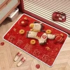 Thảm Lông Cừu Đỏ Hình Ngựa Lucky - Phong Thủy Đầu Năm, Mềm Mịn Cao Cấp, Giá 56.000₫ 4