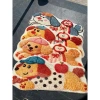 Thảm lông cừu hoạt hình 50x100cm - Mẫu ngẫu nhiên, Giá 77.000đ, Siêu mềm, Tô màu phòng