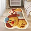 Thảm lông cừu hoạt hình 50x100cm - Mẫu ngẫu nhiên, Giá 77.000đ, Siêu mềm, Tô màu phòng 4