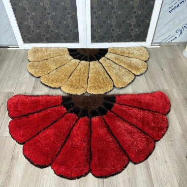 Thảm Lông Hình Quạt Siêu Mềm - Trang Trí Tết, Mịn Như Tơ, Giá chỉ 95.000 VNĐ
