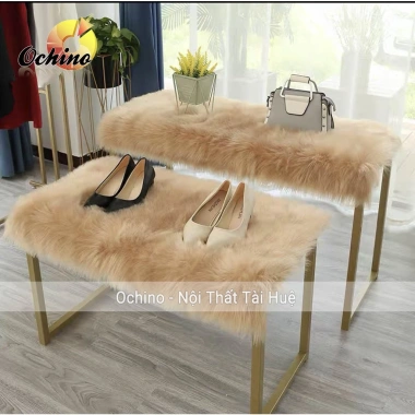 Thảm Lông Hồ Ly Cao Cấp Hình Chữ Nhật - Chụp Hình, Lót Ghế - Giảm 23% - 75.999đ