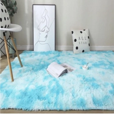 Thảm Lông Loang 1.6x2m Trang Trí, Trải Sàn Phòng Ngủ – Phòng Khách Giá Giảm 225k
