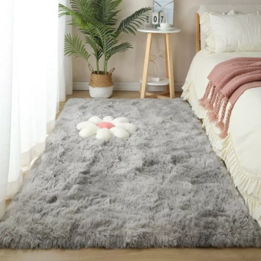 Thảm lông mềm mịn chống trượt - Trang trí phòng ngủ sang trọng, phòng khách, giá ưu đãi 114.000₫