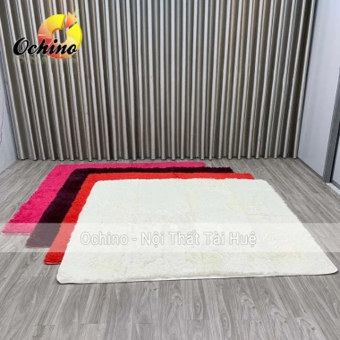Thảm lông trải sàn dày đẹp 1m8‑2m cho phòng khách, ngủ, quán – không rụng lông, có sẵn 4