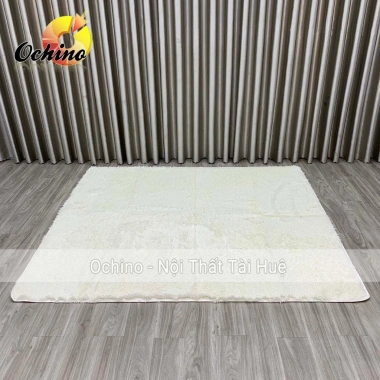 Thảm lông trải sàn dày đẹp 1m8‑2m cho phòng khách, ngủ, quán – không rụng lông, có sẵn 10