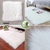 Thảm lông xù chụp hình đa màu trắng, kem, hồng, đen, xám, nâu, xanh, da báo - Giá 35.000 VNĐ 7