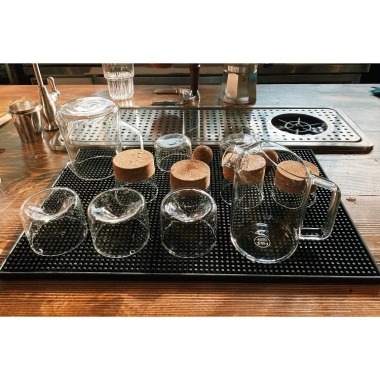 Thảm lót bar 30x45cm cao su chống rỉ nước cho pha Espresso, cafe - Giá 54.900₫