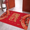 Thảm lót cửa chùi chân năm mới 2.025 - Thảm phòng tắm thấm hút, màu đỏ, trang trí nội thất, giá 81.648 VND 8